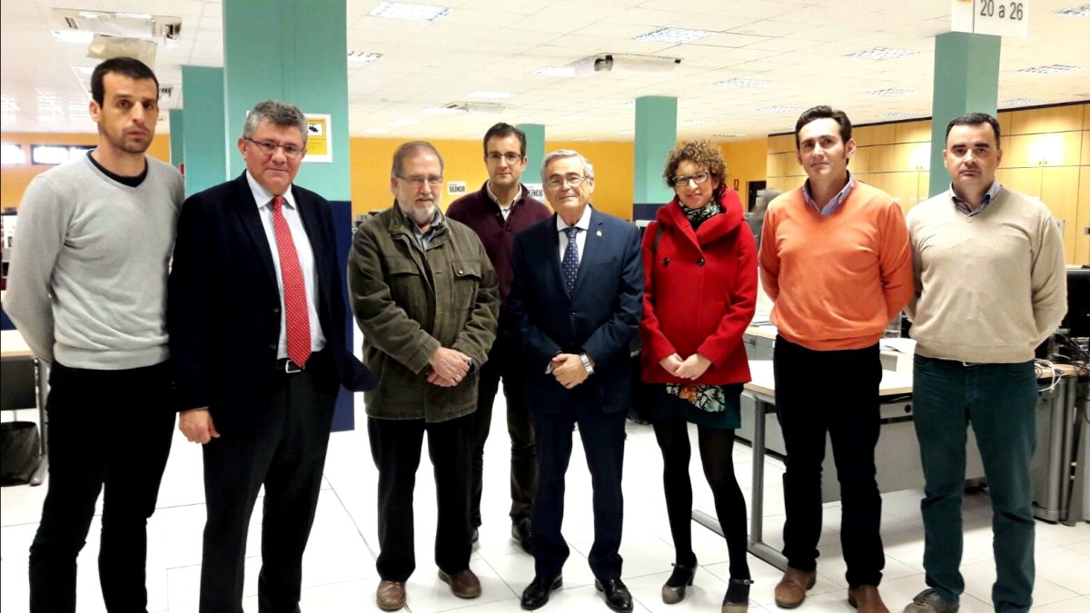 Visita del subdelegado de Gobierno.