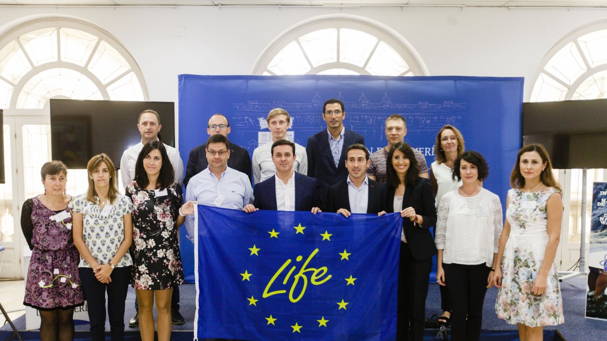Participantes del proyecto en la Diputación Provincial.