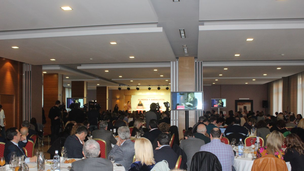 Acto de ayer con Susana Díaz.