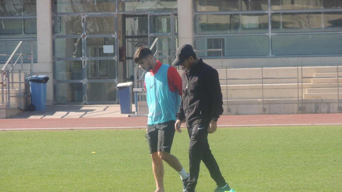 La imagen del día con Pozo lesionado.