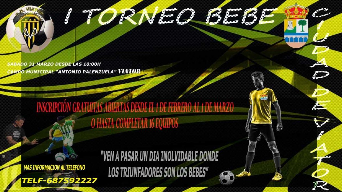 Cartel del torneo que se ha puesto en marcha.