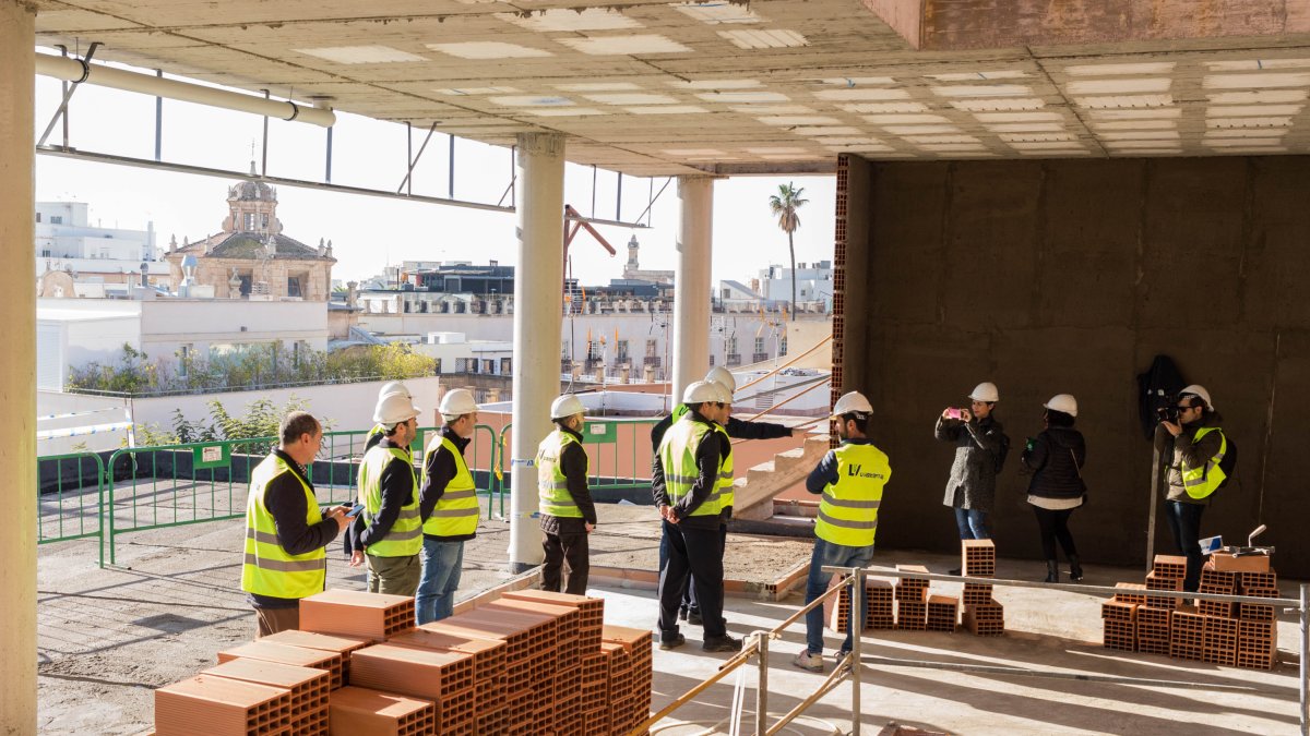 Visita a las obras de la Gerencia de Urbanismo