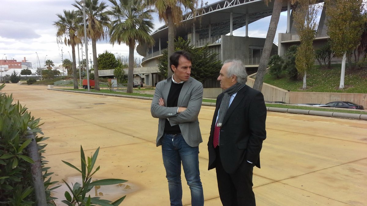 Ángel Luis Catalina con Alfonso García.