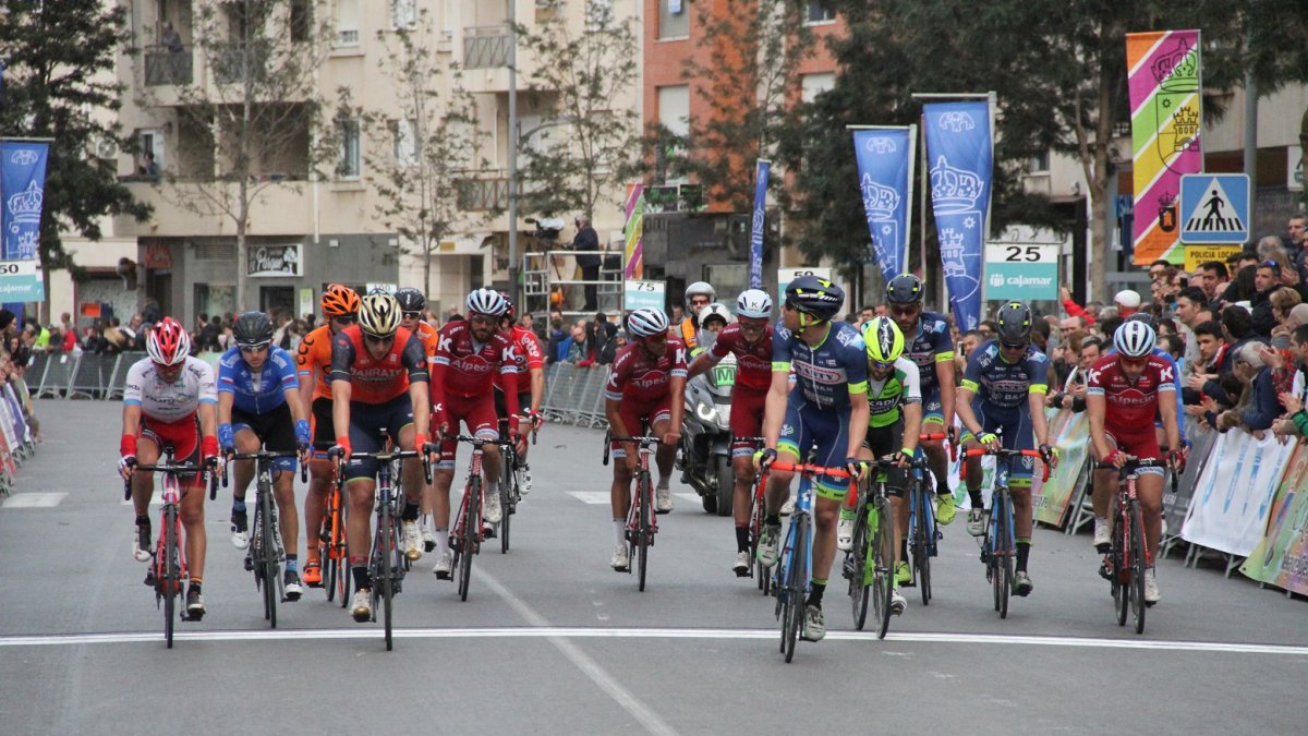 La llegada en Roquetas de Mar.