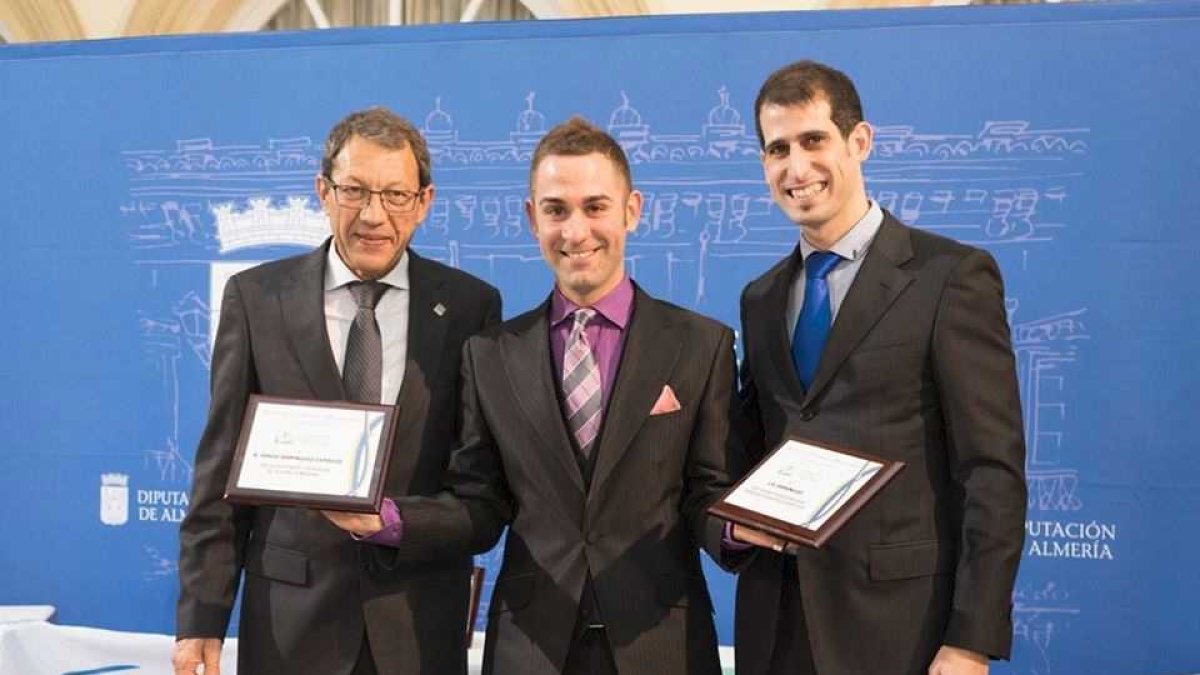 La delegación almeriense premió a Sergio Domínguez.