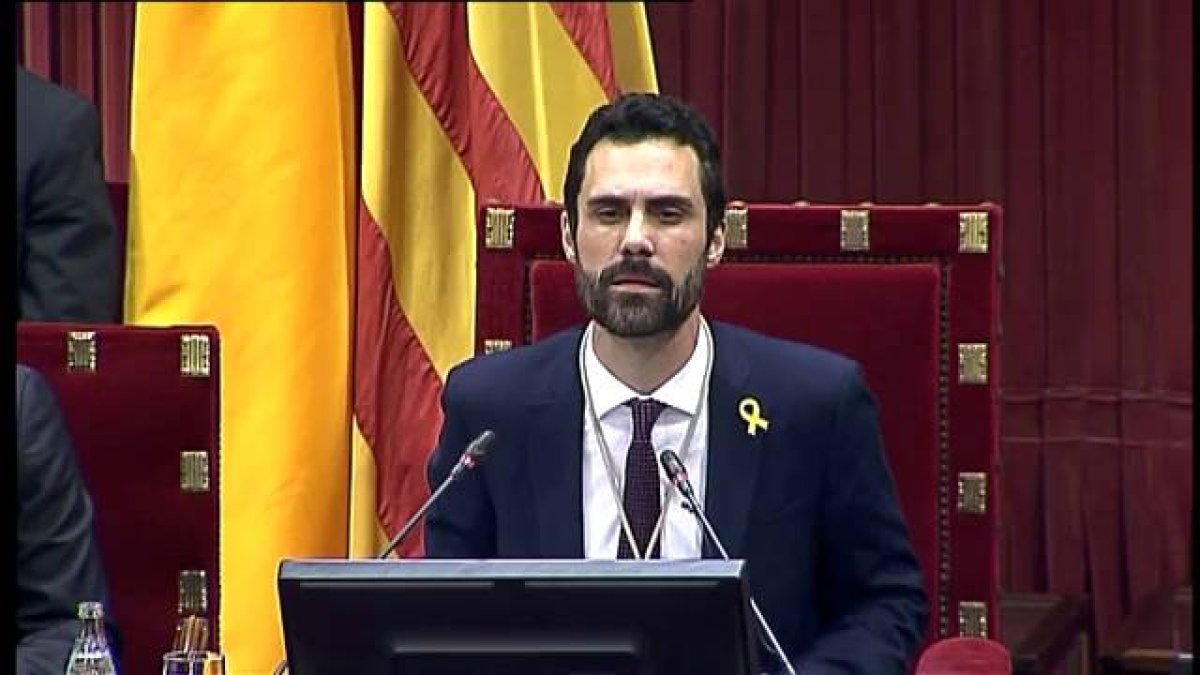 El presidente del Parlamento, Roger Torrent.