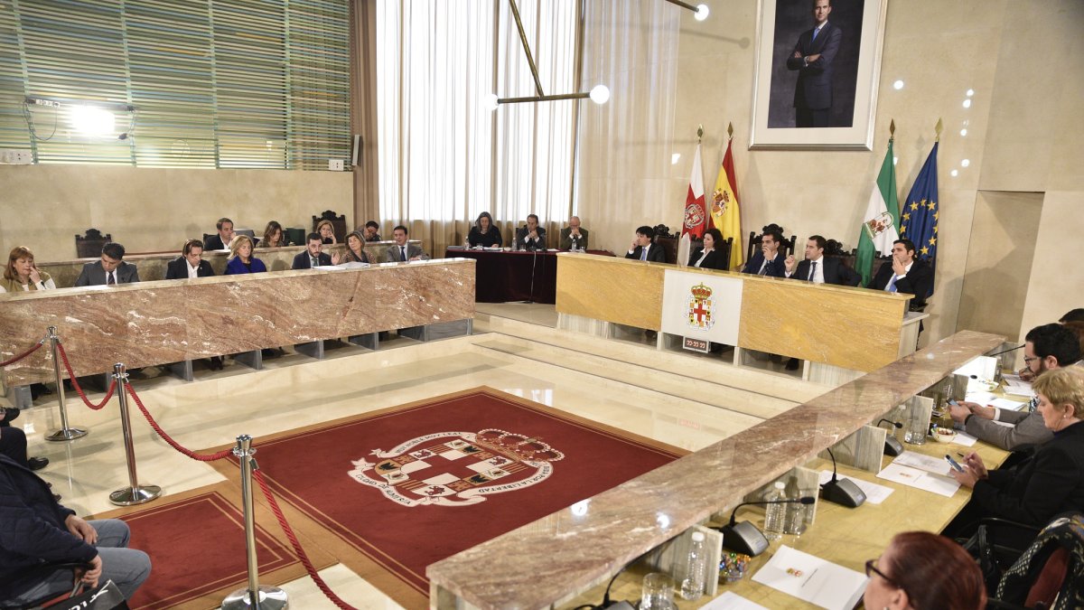 Imagen de archivo de un Pleno del Ayuntamiento.