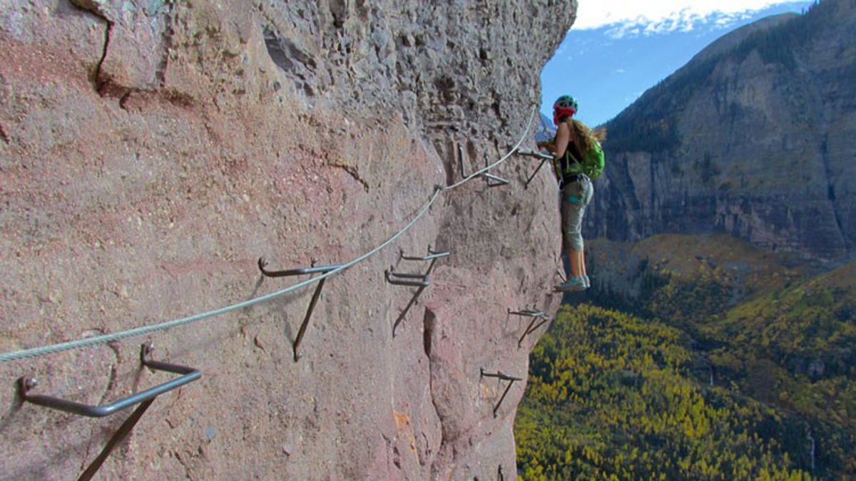 Vía ferrata.