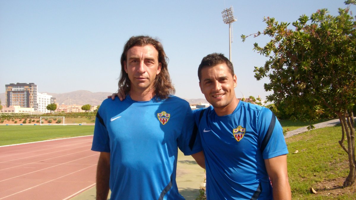 Jaime y Francisco en los buenos tiempos de Primera División.