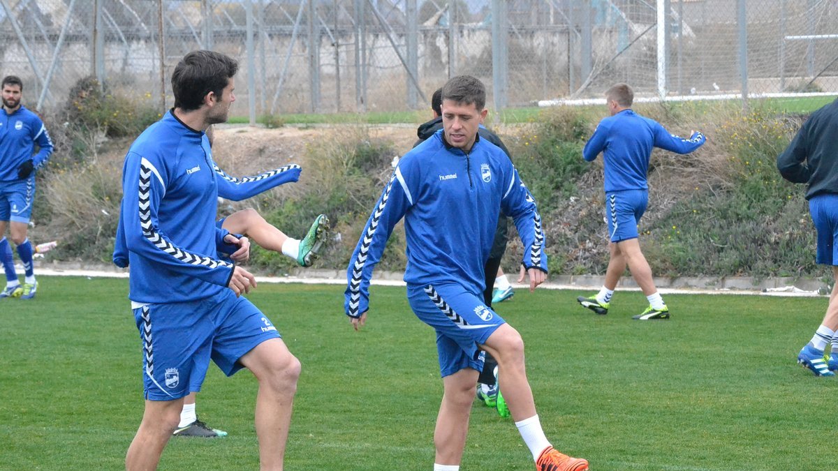 Entrenamiento del conjunto lorquino.