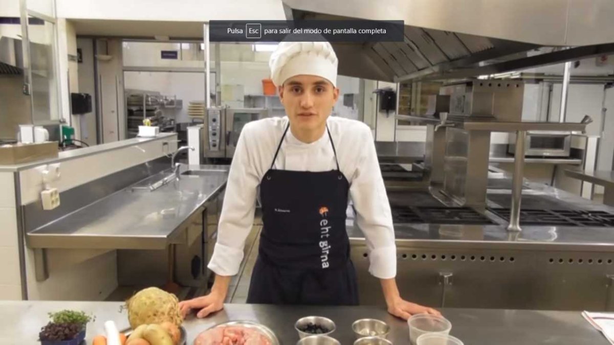 Vídeo receta enviada el año pasada por Ezequiel Álvares, ganador del V Premio Promesas.