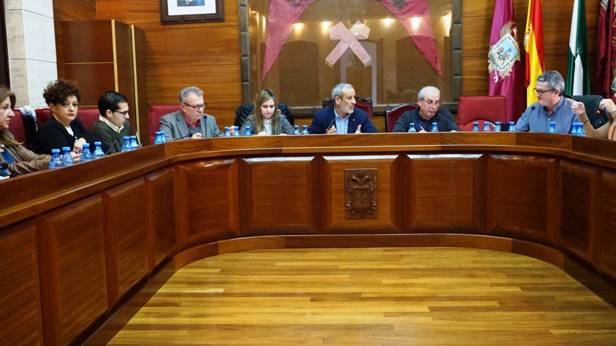Pleno celebrado en Vera el pasado martes.