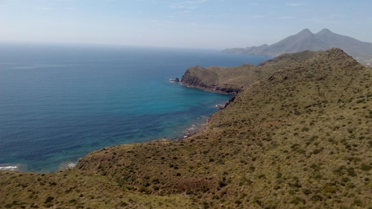 Vistas del Parque Natural Cabo de Gata-Níjar.