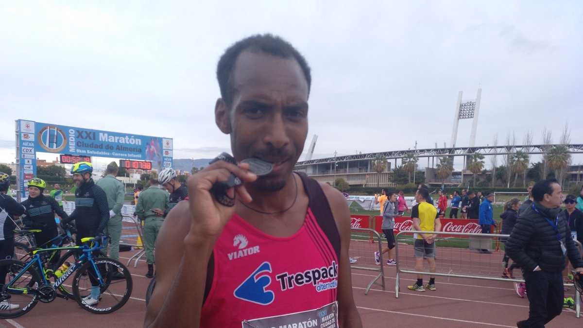 Bekele, ganador en los 21 kms.