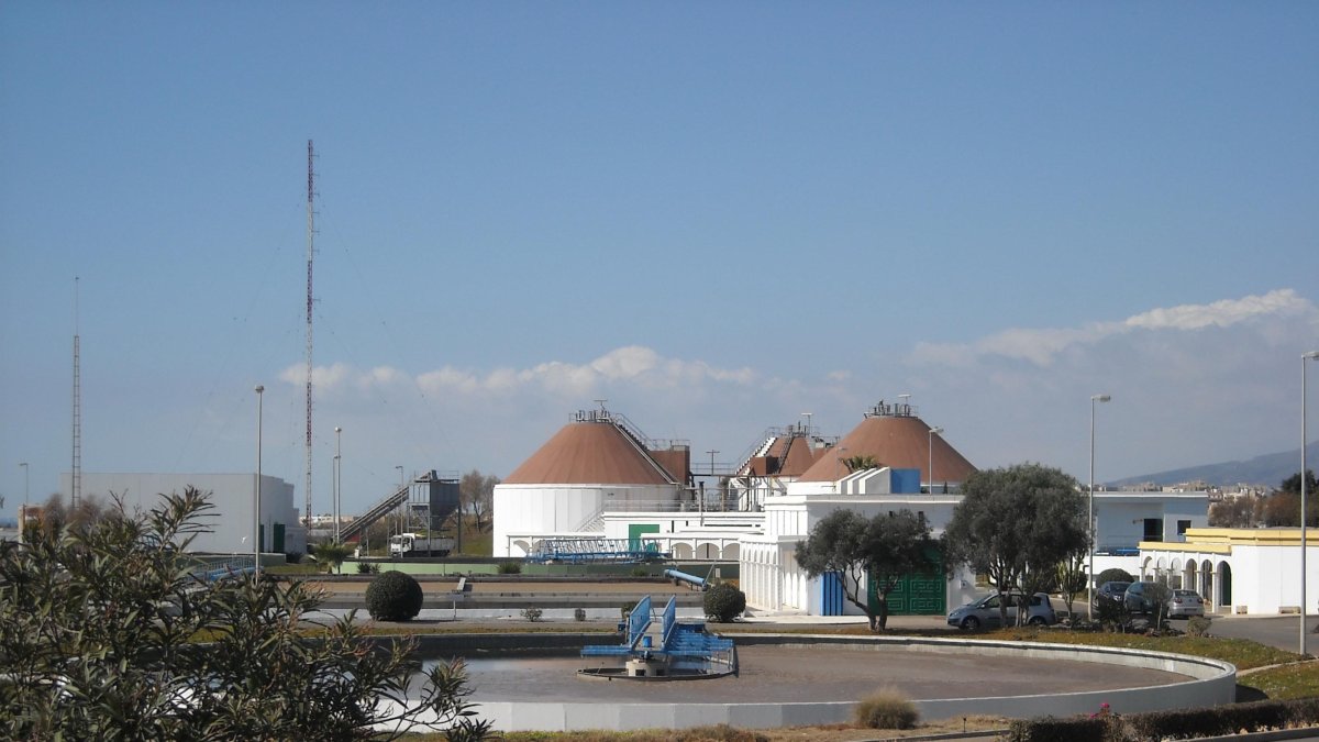 Depuradora de El Bobar en el municipio de Almería