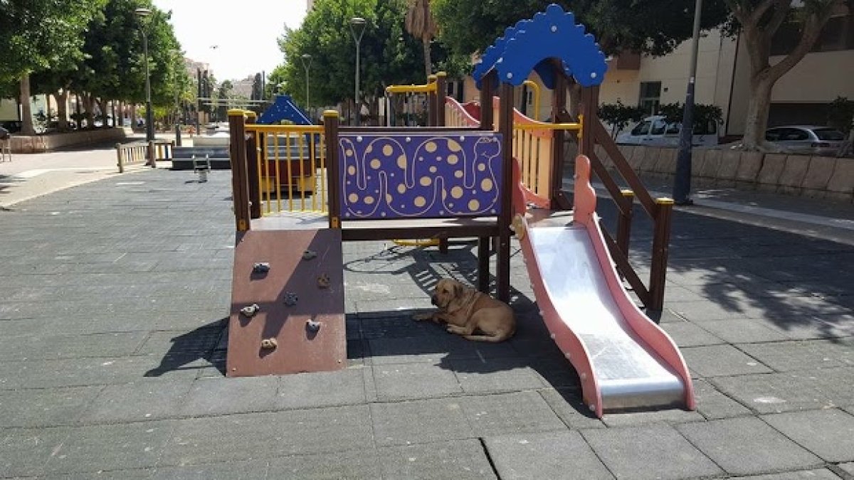 Parque infantil ubicado en La Rambla