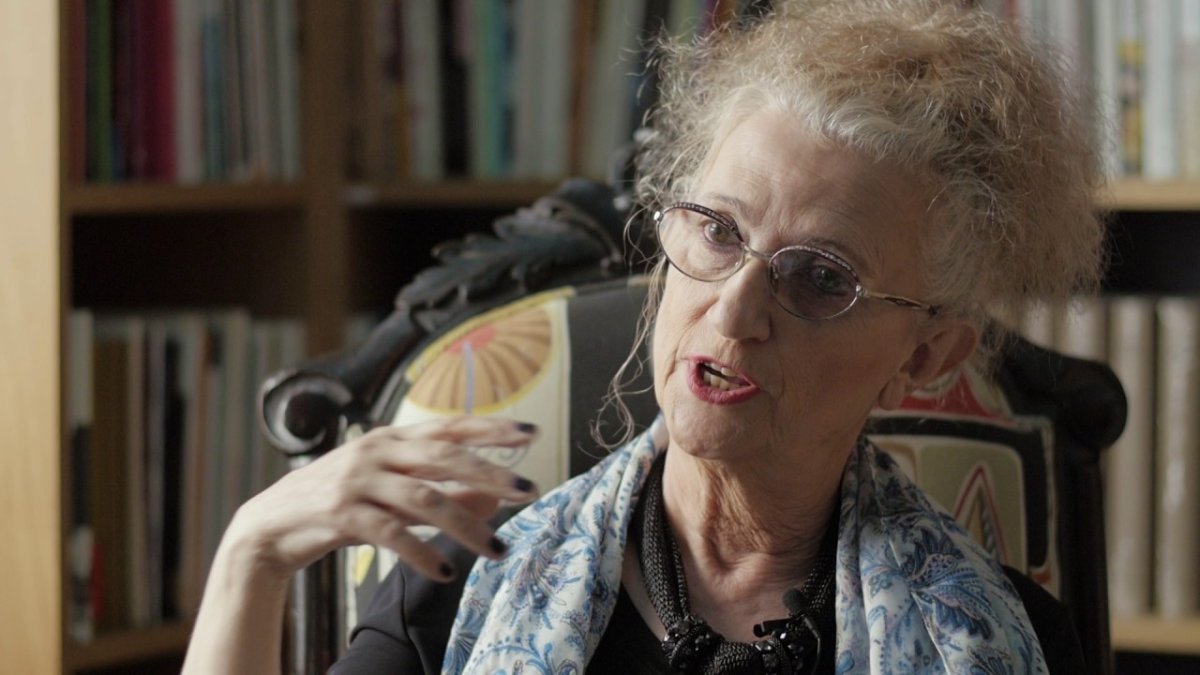 Ana Rossetti en una imagen de Hijos de Andalucía de Canal Sur Televisión.