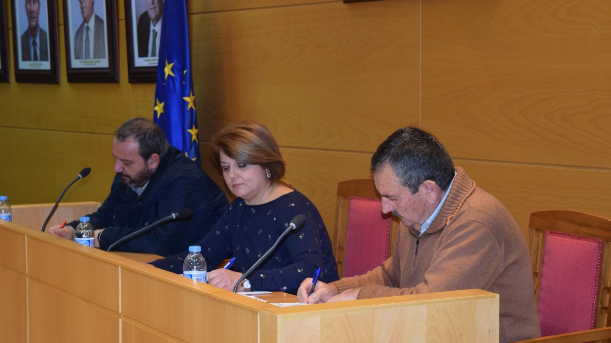 La alcaldesa, en el Pleno municipal en el que se ha aprobado el Presupuesto.