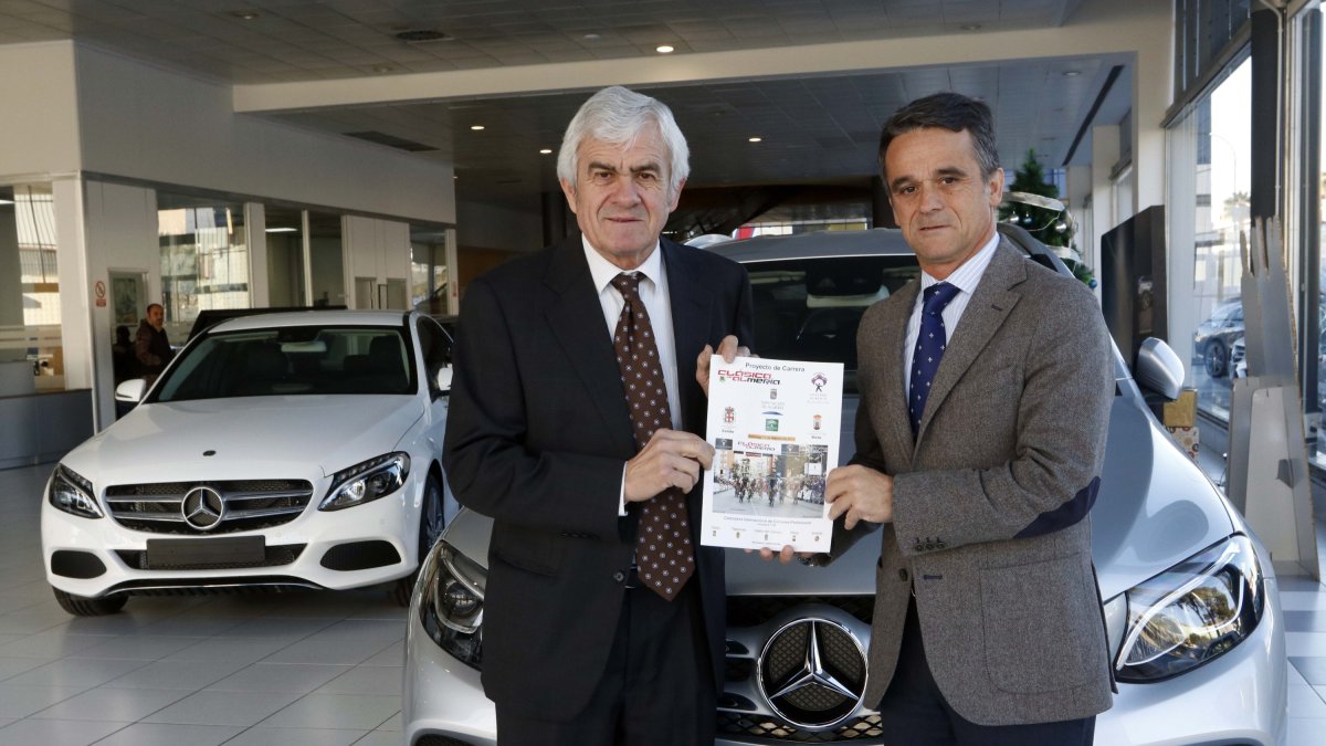 José Manuel Muñoz con Juanjo Fernández.