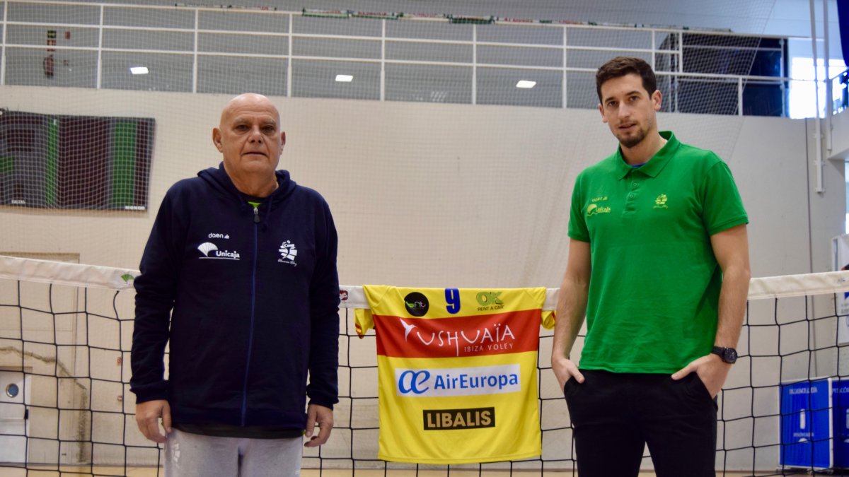 Piero Molducci e Ignacio Sánchez en el Moisés Ruiz.