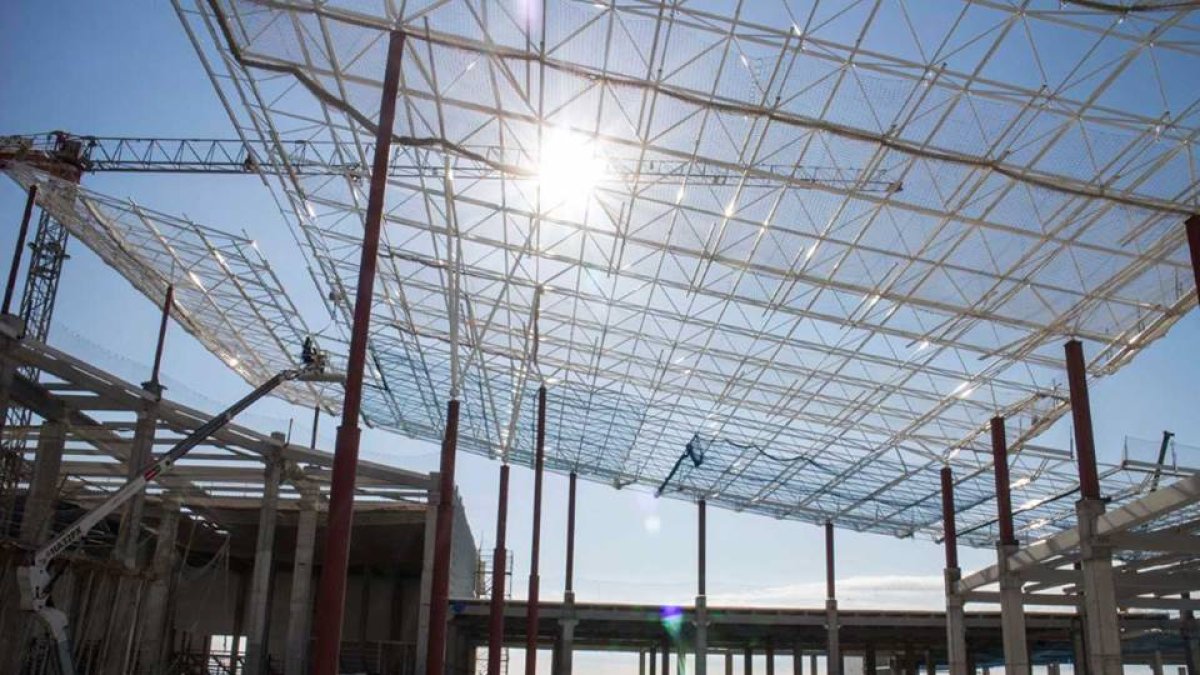 Las obras marchan a buen ritmo.