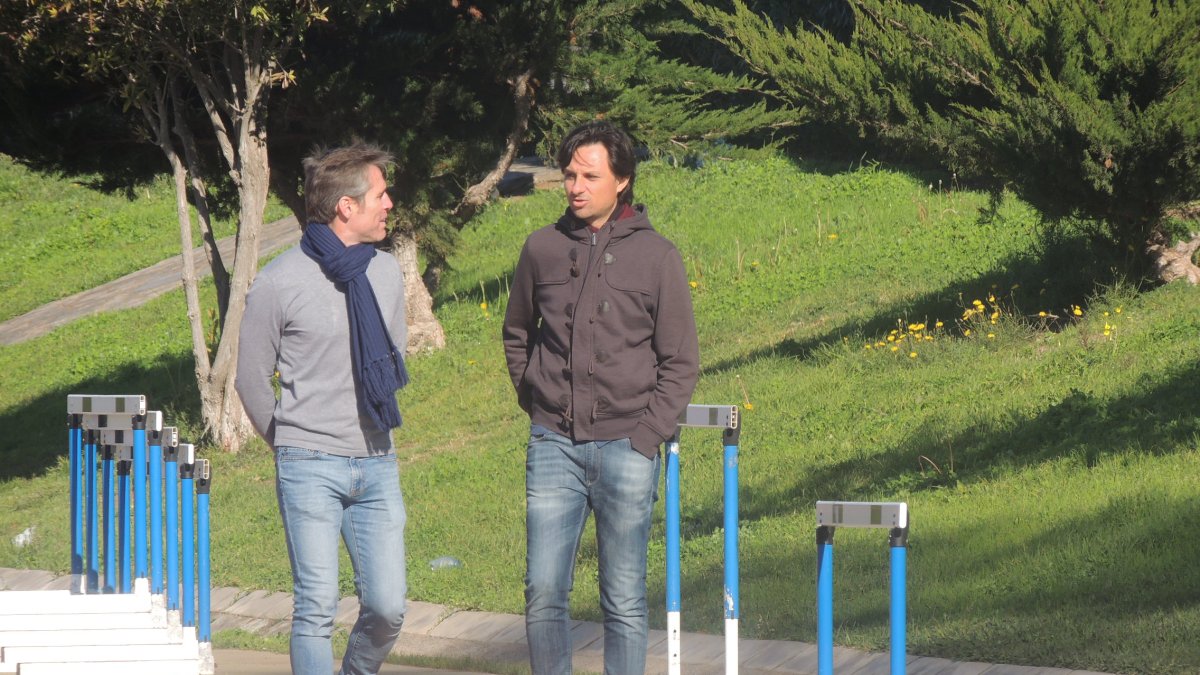 Corona e Ibán Andrés.