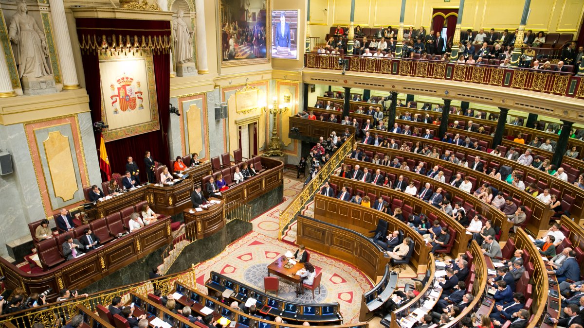 Pleno del Congreso de los Diputados.