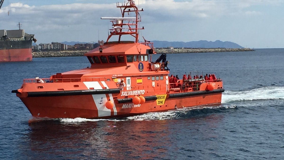 Salvamento Marítimo en el Puerto de Almería