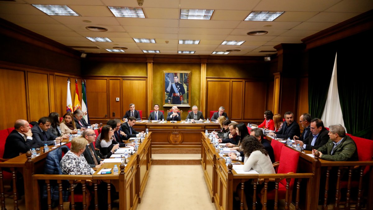 Los diputados provinciales en el Pleno celebrado el pasado 1 de febrero.