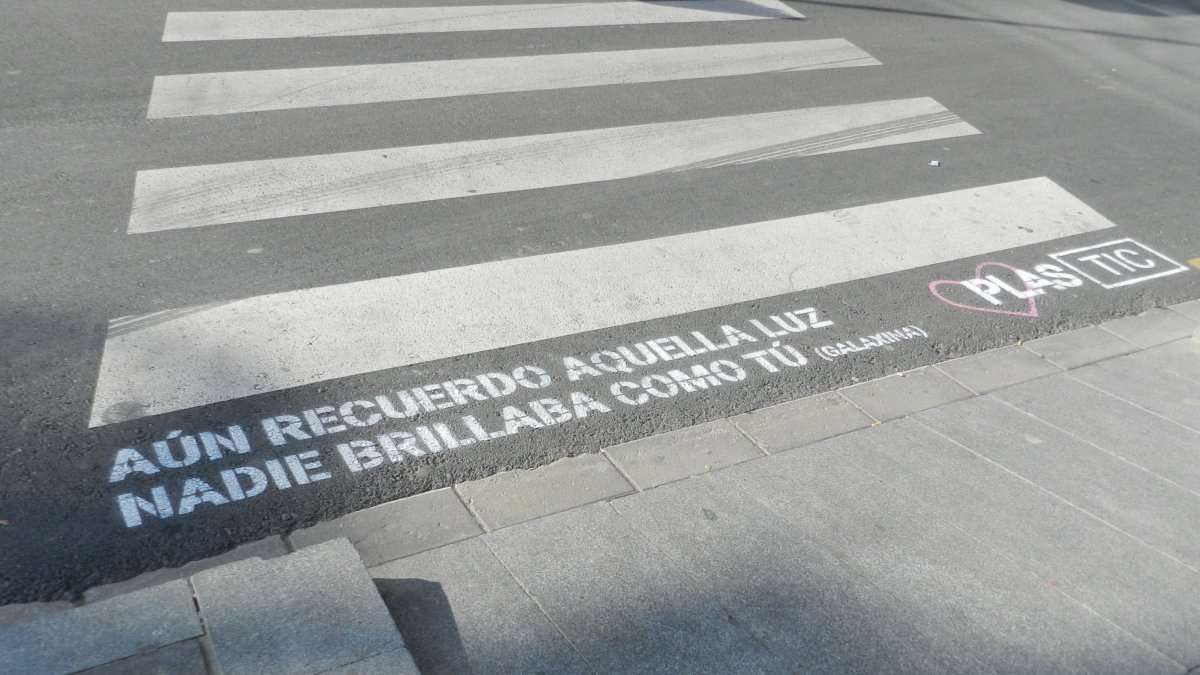 Frase extraída de una canción del grupo Galaxia que actuará en el Festival.