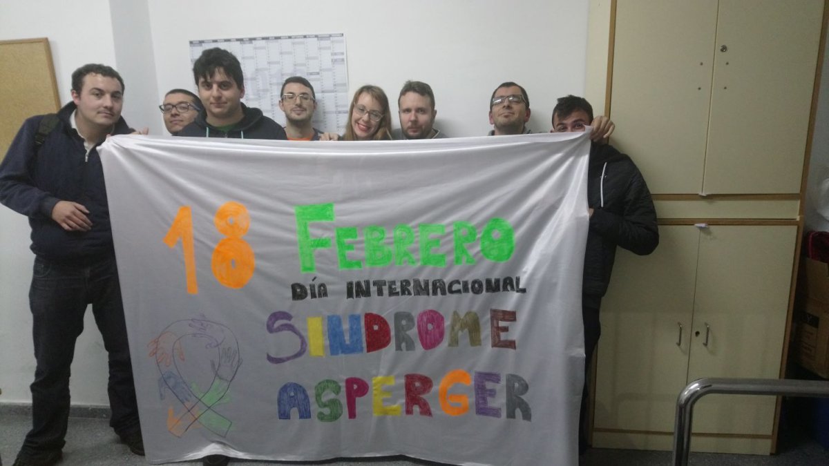 Algunos de los jóvenes almerienses que forman parte de la Asociación Asperger Almería, que se creó en 2006.