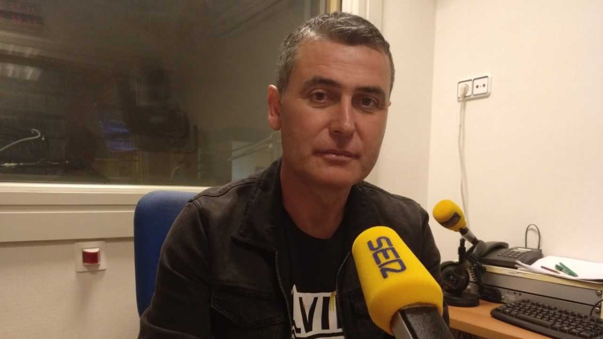 Rafagol en los estudios de la Cadena SER.