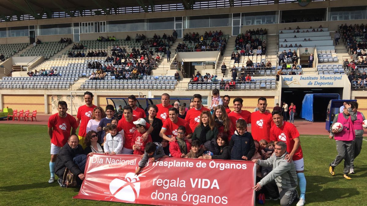 El partido fue dedicado al Día Nacional de Trasplante de Órganos.