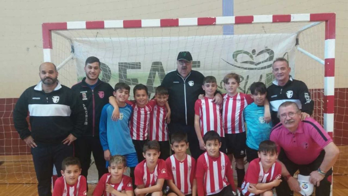 Los almerienses en la jornada del estreno.