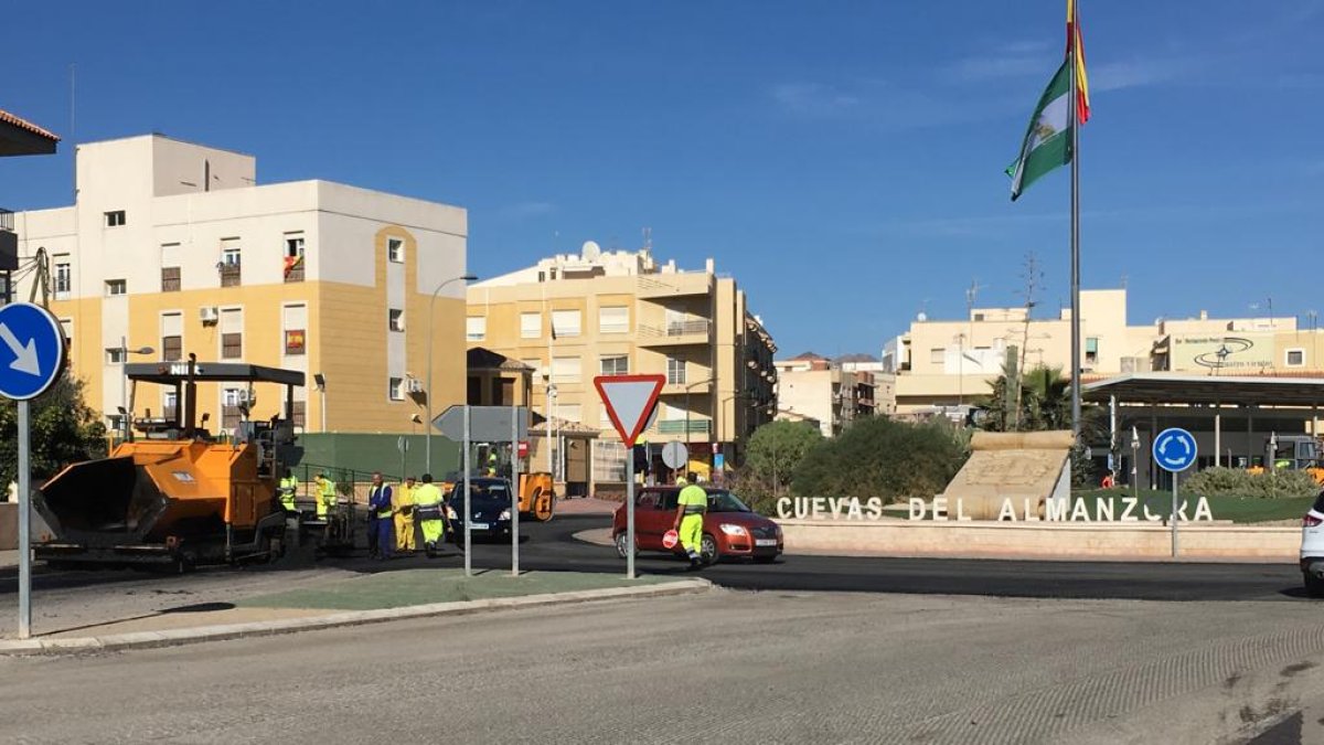 Obras anteriores de mejora en Cuevas del Almanzora.