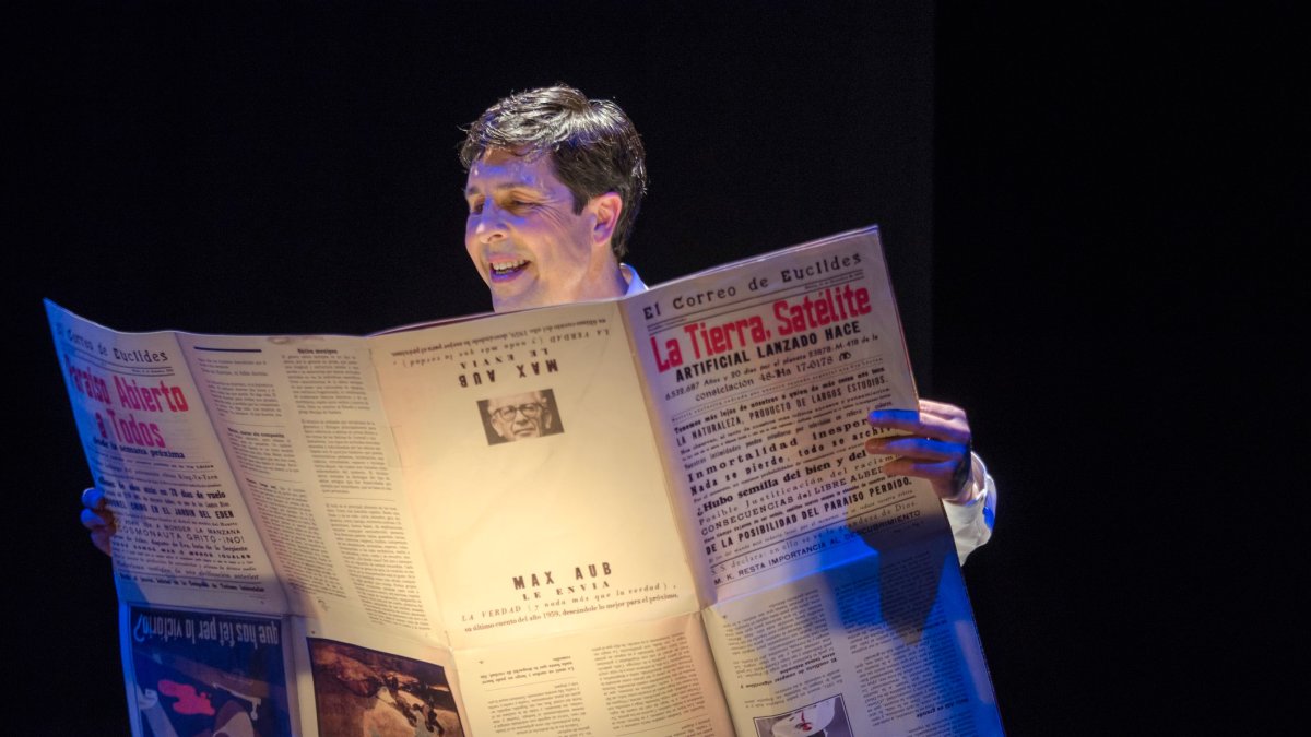 Parra en La Verdadera Historia de FF, representada el jueves en el Teatro Apolo.
