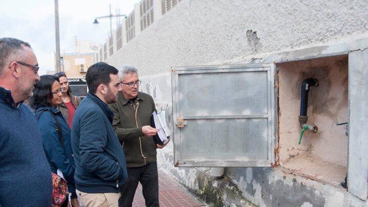 Visita realizada la pasada semana al CEIP Virgen del Mar del barrio de Cabo de Gata