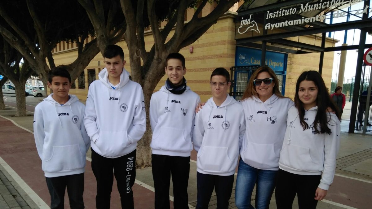 Nadadores.