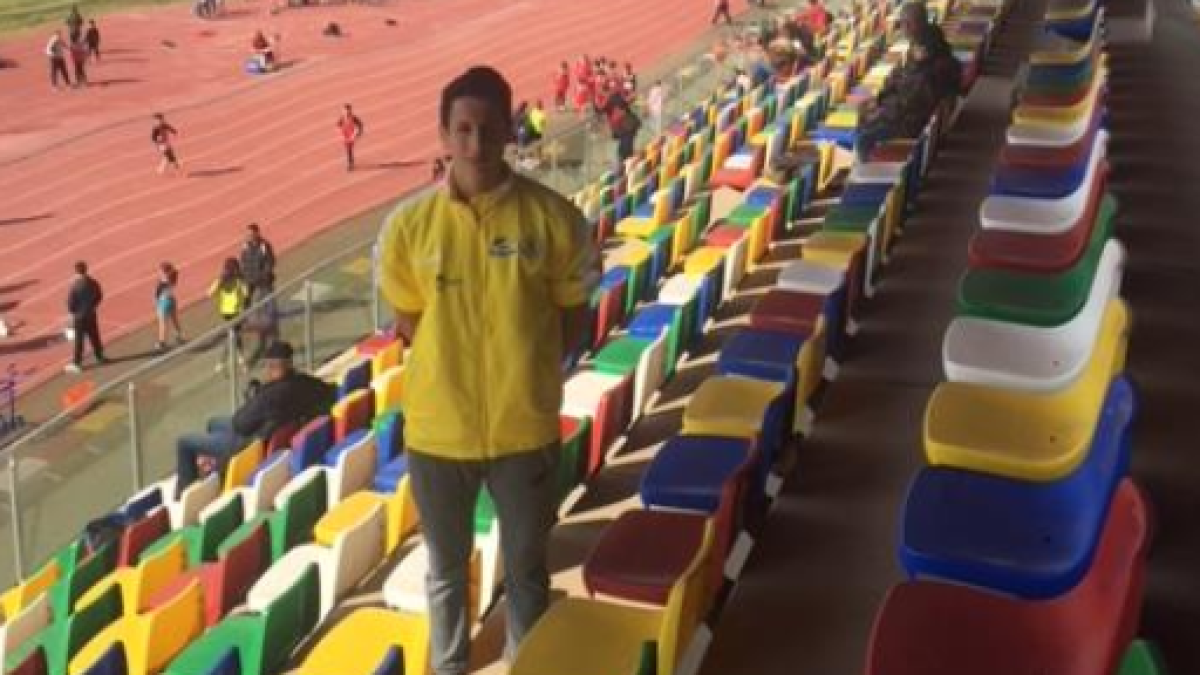 Lisardo Alías en el Campeonato de España.