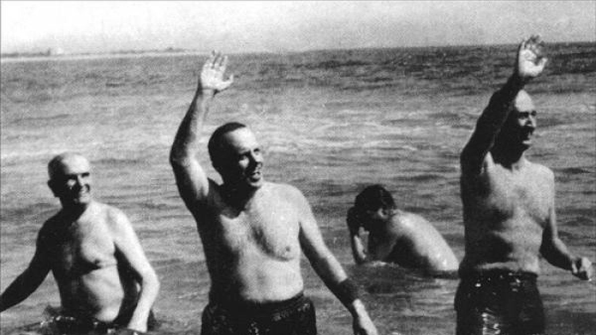 El célebre baño de Fraga en Palomares.