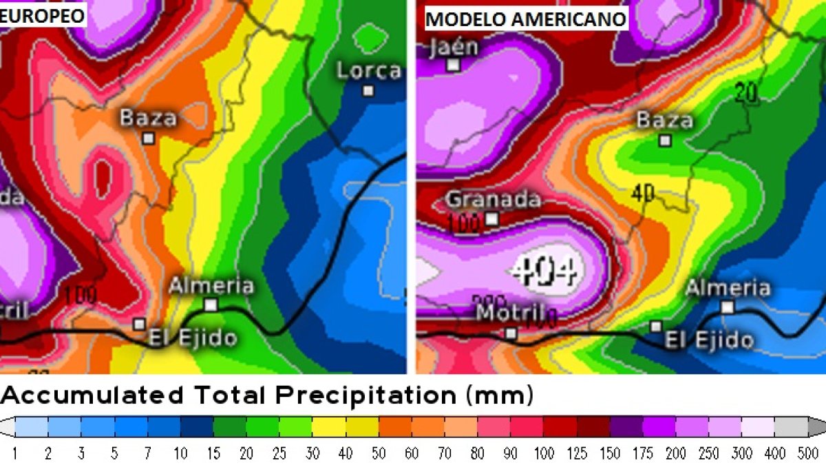 Mapas americanos y europeos coinciden en el pronóstico
