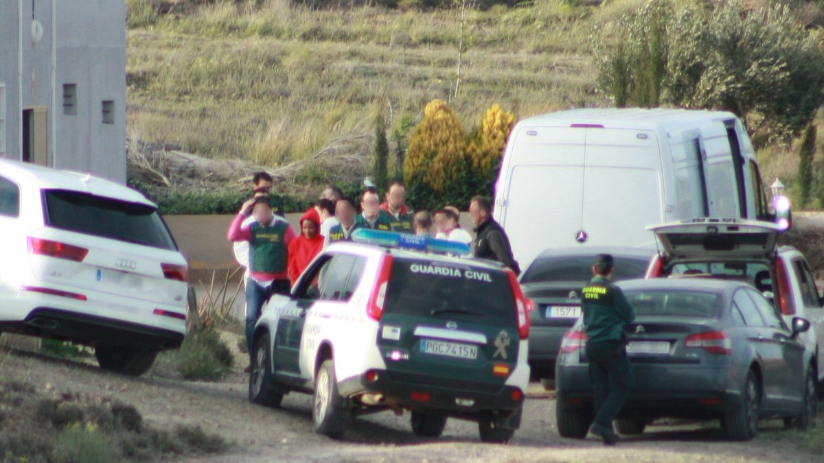 Ana Julia Quezada en el registro en Rodalquilar