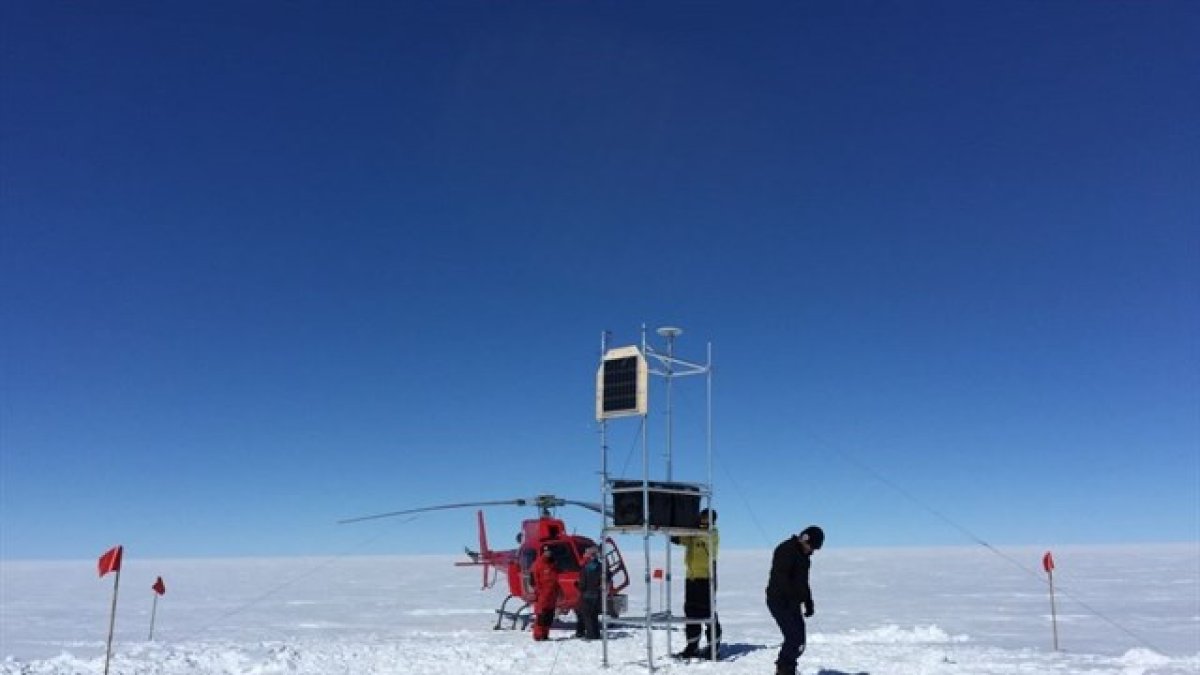 Imagen del glaciólogo Ben Galton-Fenzi