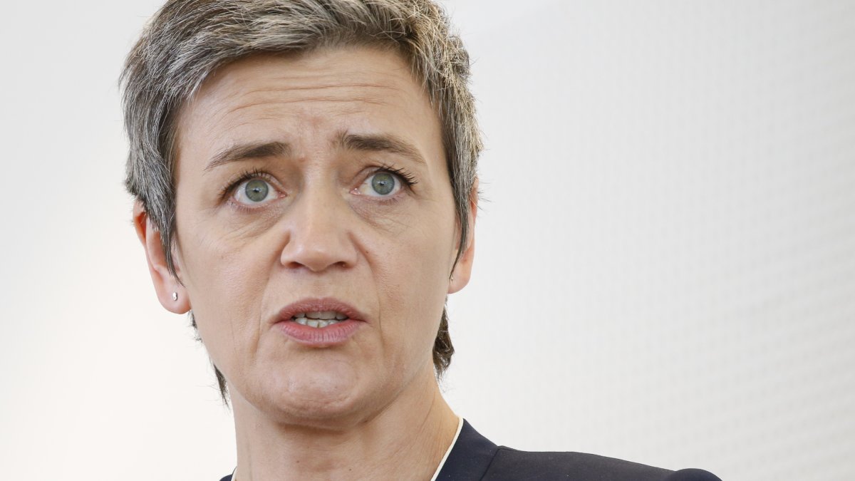 Margrethe Vestager, comisaria de Competencia de la Unión Europea.