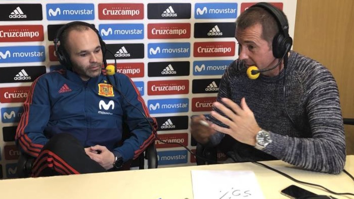 Andrés Iniesta en El Larguero.