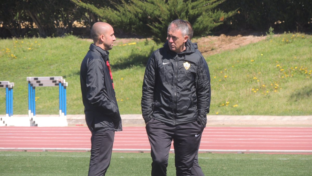 Lucas Alcaraz, en el campo Anexo.