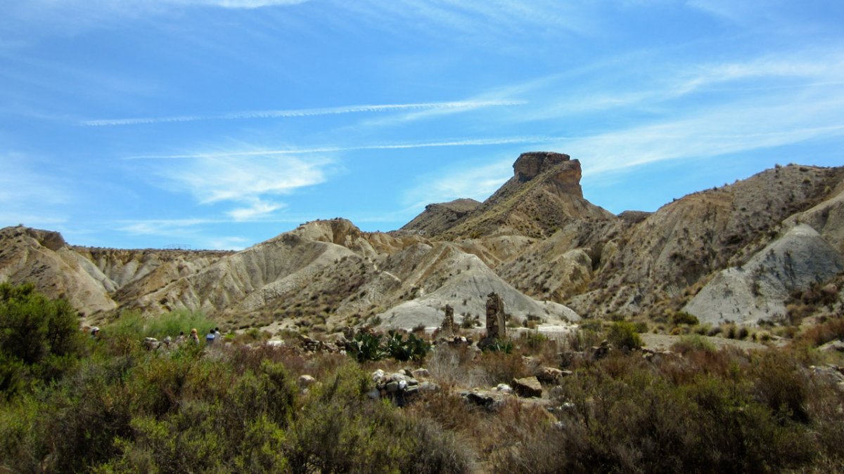 El Desierto de Tabernas, con sus paisajes extemos, es un lugar único para el turismo de naturaleza.