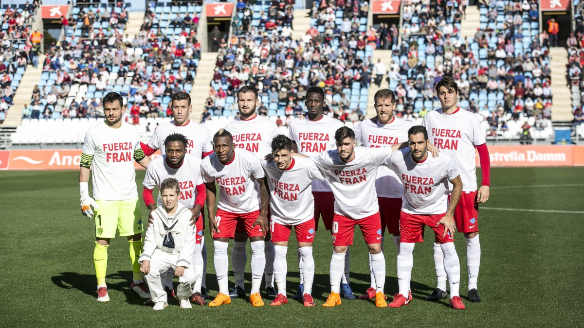 El once del Almería.