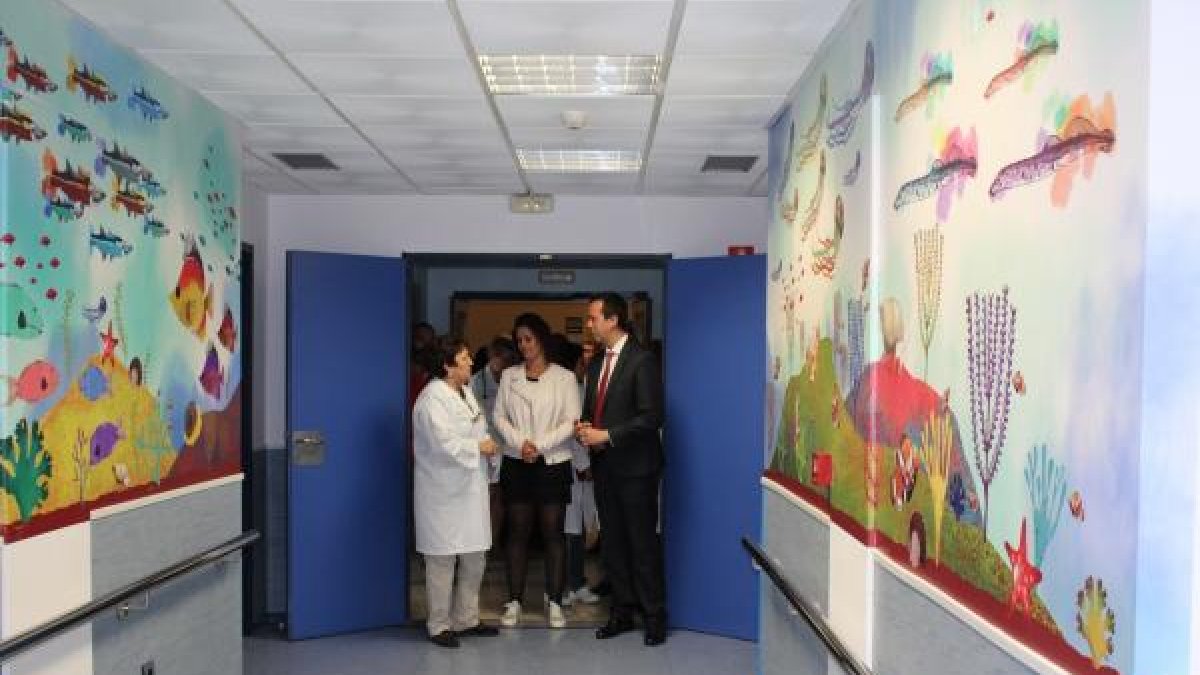 Nuevo aspecto del área infantil de Oncología.