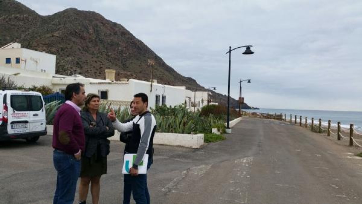 Visita de Elita Abad y Juanjo Segura a la Fabriquilla.